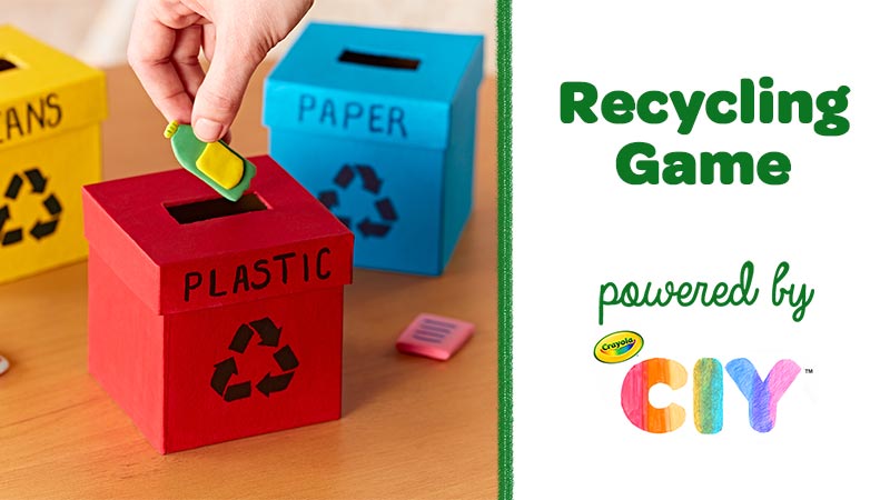 Crayola CIY_Recycling Game_Poster Frame