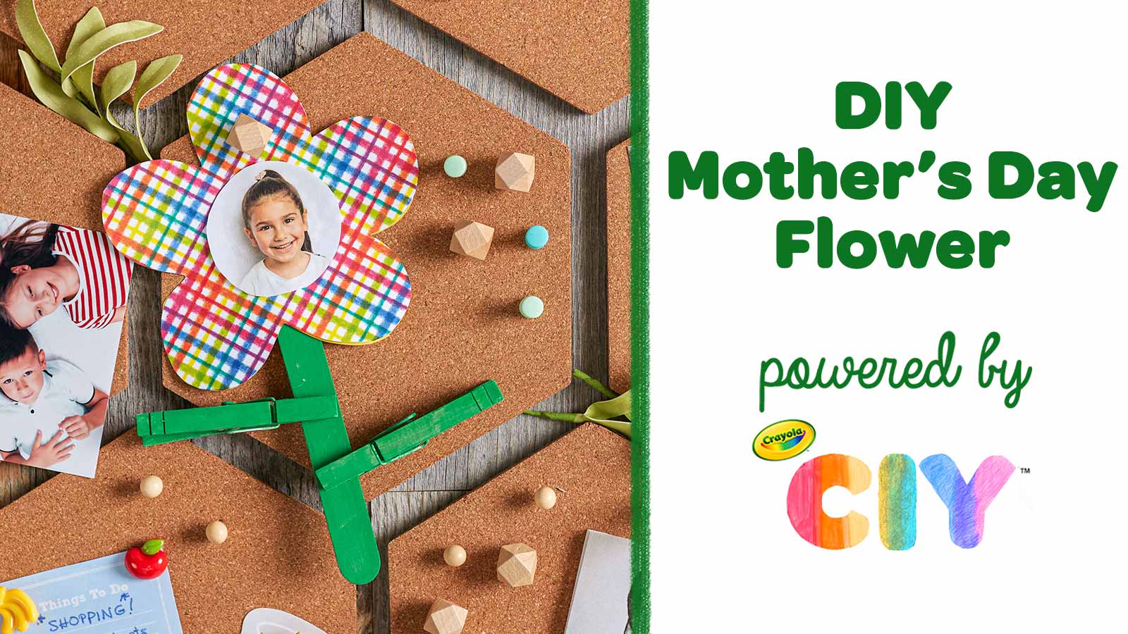 DIY Mothers Day Flower_Poster Frame
