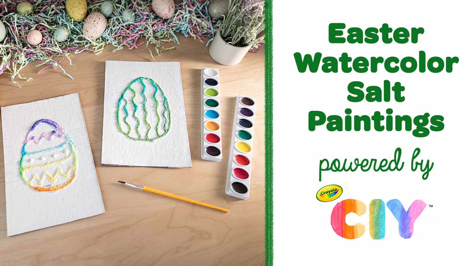 Painting for Kids: How to Make a Salt Painting With Watercolors