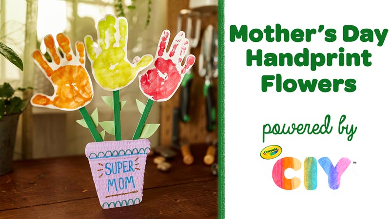 Personalized Mother’s Day Floral Bouquet Sticks