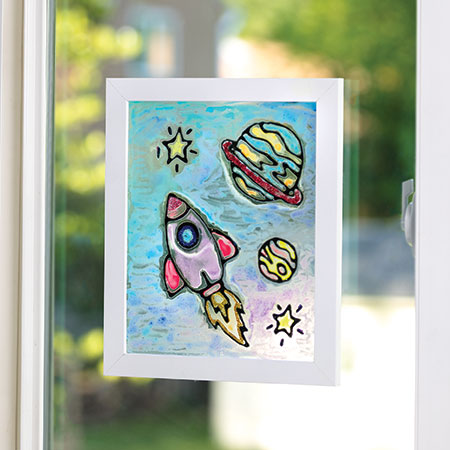 Watercolor Resist Canvas, Crafts, , Crayola CIY, DIY Crafts  for Kids and Adults