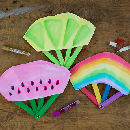 Colorful Hand Fan