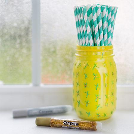 Pineapple Mason Jar