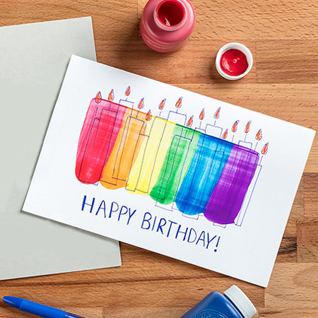 Candle Birthday Card_Product Card