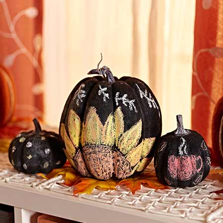 Chalkboard Paint Pumpkin