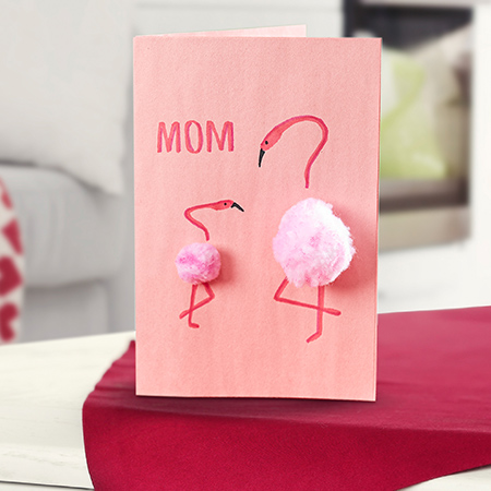 Flamingo Mothers Day Card_Product Card