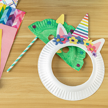 Unicorn Paper Plate Mask_Product Card