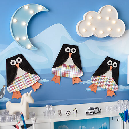 Penguin Paper Plate Animal_Product Card