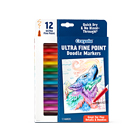 12ct Fine Point Doodle Markers