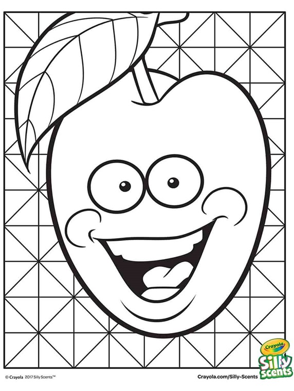 Silly Scents Cherry Coloring Page | crayola.com