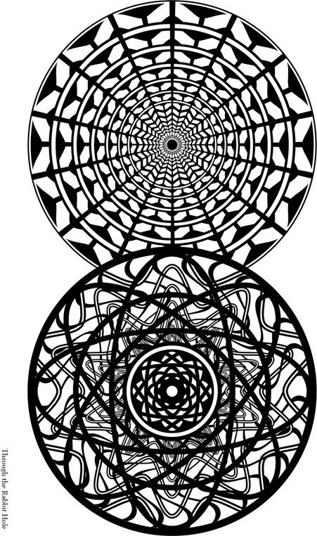 Coloring Rabbit Drawing Colour Through The Rabbit Hole Coloring Page crayolacom