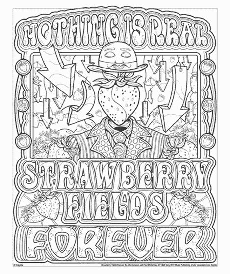Coloring Pages Strawberry