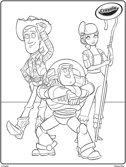 pixar free coloring pages