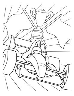 monster truck crushing car coloring pages