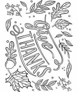 Thanksgiving coloring printables outlet