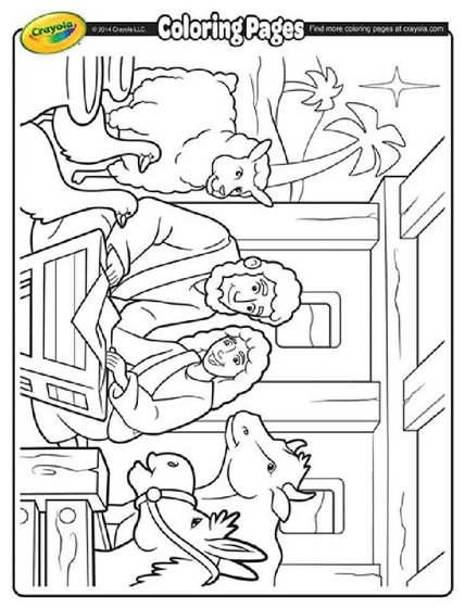 christmas coloring pages nativity printable