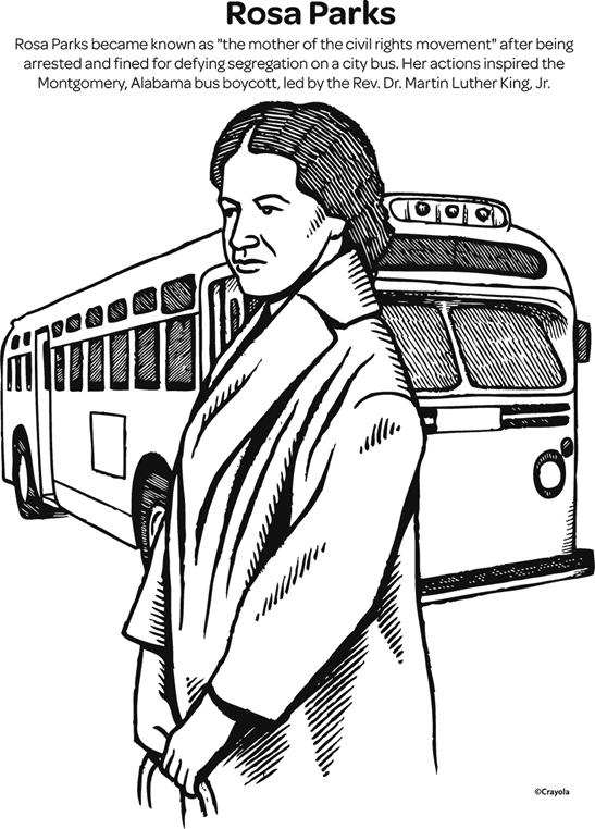 montgomery bus boycott coloring pages