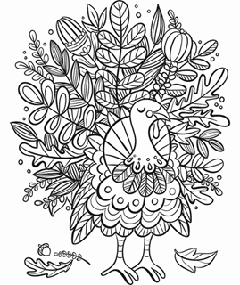 abstract animals coloring pages