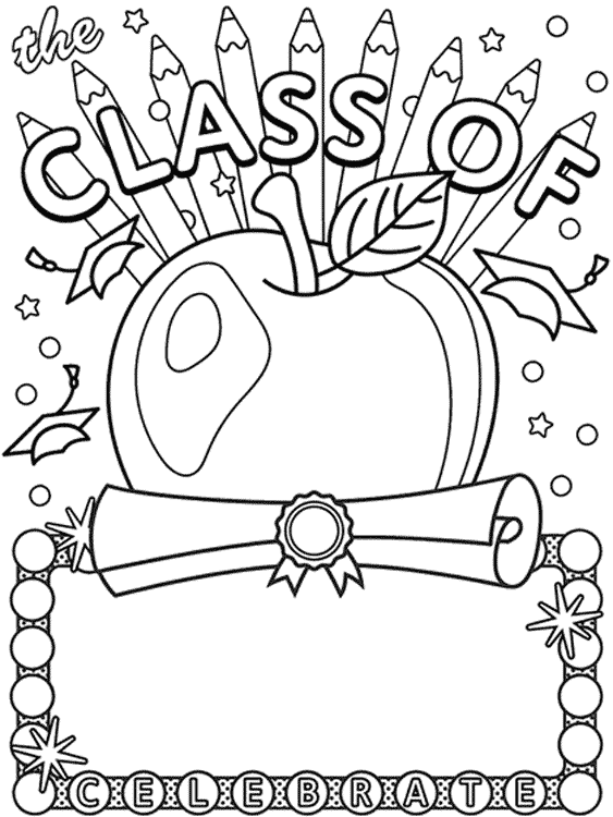 It's Your Graduation Coloring Page