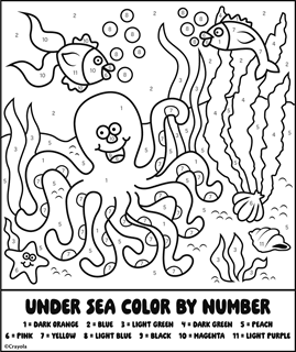 Octopus Color by Number