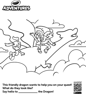Crayola Adventures Friendly Dragon