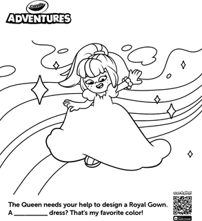 Crayola Adventures Royal Gown