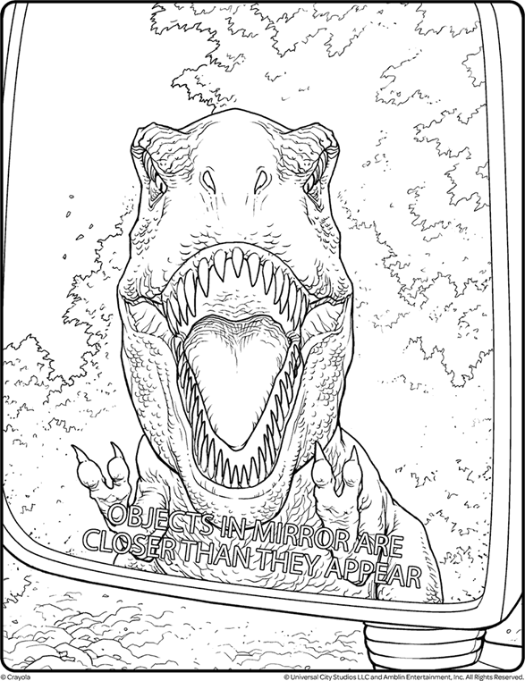 Jurassic World Dinosaur Coloring Page for Kids | crayola.com