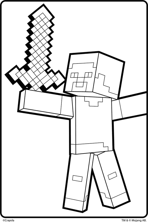 desenho-para-colorir-do-minecraft