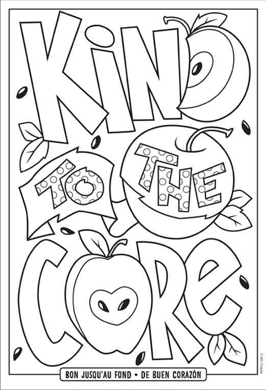 a for apple coloring pages