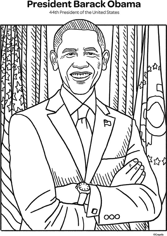 Barack Obama crayola com