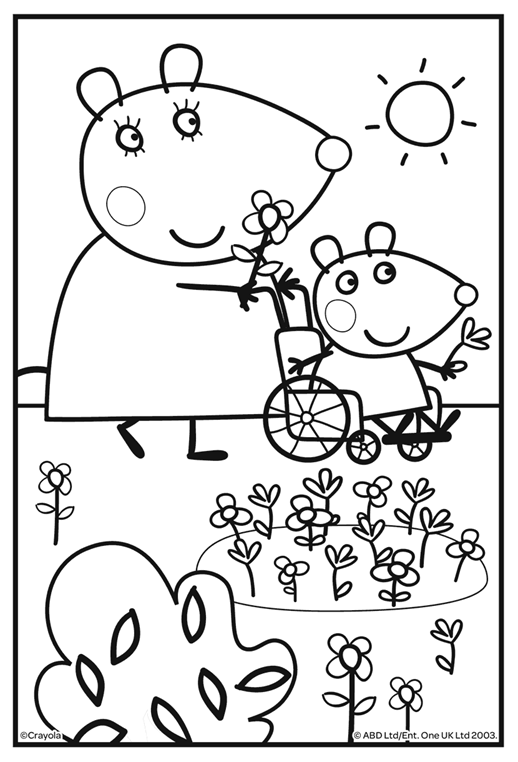 Peppa Pig Free Printable Coloring Page Crayola com crayola com