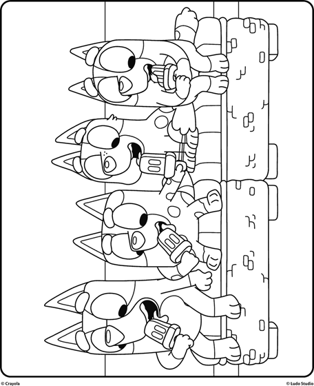 Bluey Coloring Page - Coloring for Kids