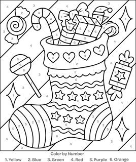 Country Christmas Color By Number Adult Coloring Book: An Adults