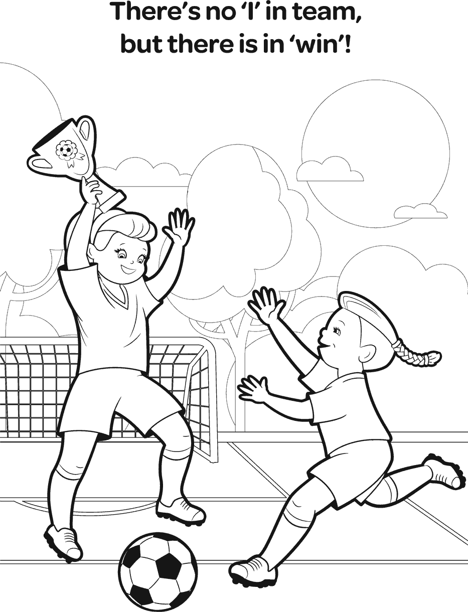 10 Engaging Girls Soccer Coloring Pages for Young Athletes