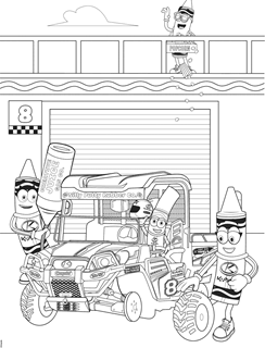 Colouring Pages Coloring book Machine Demand, blaze monster truck