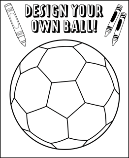 Girl Soccer Player coloring page