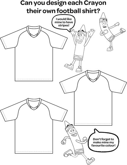 Design Your Own Soccer Shirt Coloring Page | crayola.com