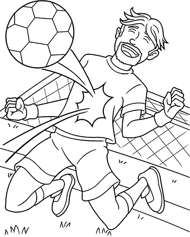 soccer coloring pages for boys