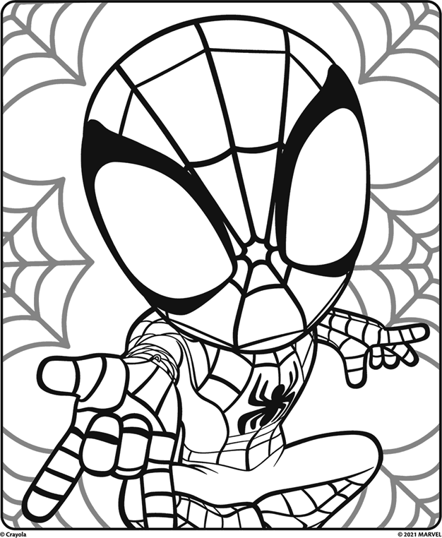 Spider-Man coloring book by MW Creativity And New Opportunities