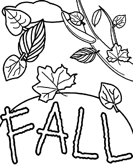 Fall Leaves Coloring Book 4