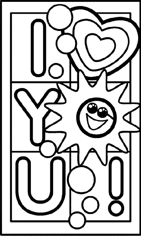 I Coloring Pages I Love You Coloring Page crayolacom