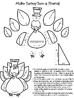 Free Printable Build a Turkey Coloring Page - Pjs and Paint  Thanksgiving  crafts preschool, Thanksgiving activities for kids, Thanksgiving preschool