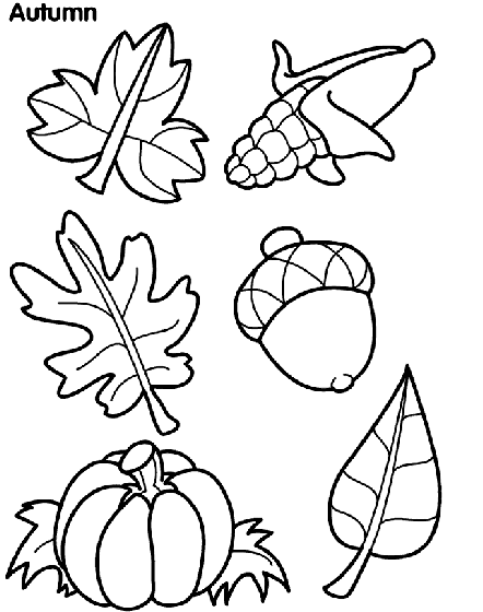 Autumn Leaves Coloring Page Crayola Com