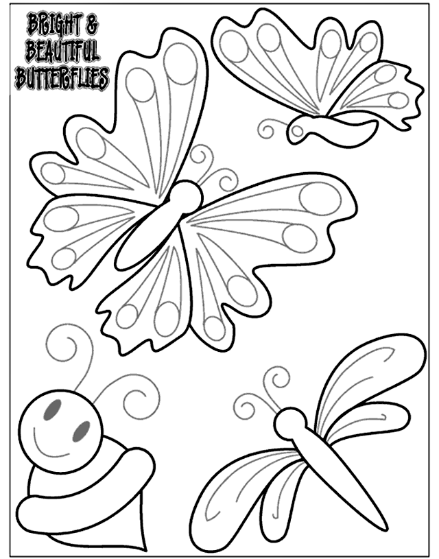 butterfly Crayola Colouring Book 