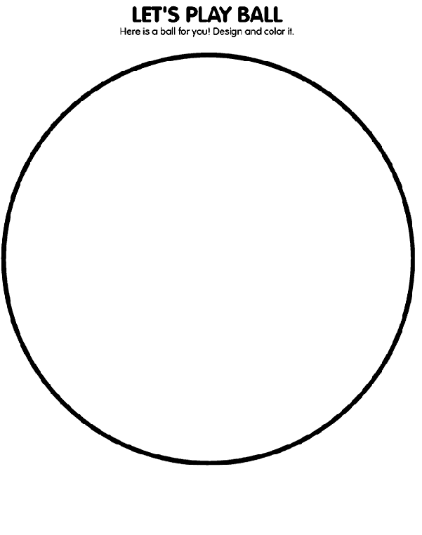 Coloring Image Ball Let39s Play Ball Coloring Page crayolacom