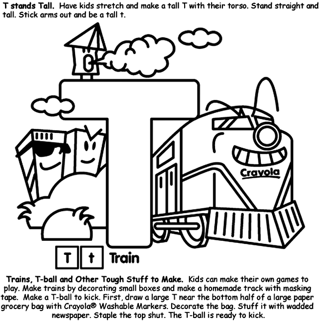 Alphabet Coloring Pages T Alphabet T Coloring Page crayolacom