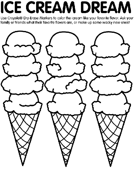 Download Ice Cream Coloring Page Crayola Com