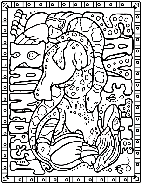 Save the Rainforest Coloring Page | crayola.com