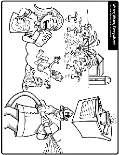 Water, Water, Everywhere! coloring page