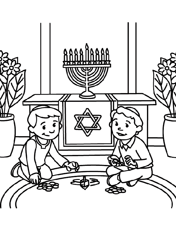 Dreidel Coloring Page Dreidel Dreidel Dreidel Coloring Page crayolacom
